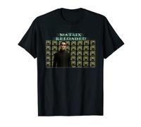 (TG. S) The Matrix Reloaded Neo Meets The Architect Maglietta - NUOVO