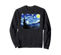 (TG. S) Van Gogh Notte Stellata Famosi Classici Arte Design Elegante Felpa - NUO
