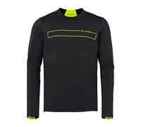 (TG. S) VAUDE Maglietta da Uomo Qimsa LS, Nero, S - NUOVO