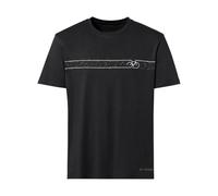 (TG. S) VAUDE Men's Cyclist T-Shirt V, Nero, S Uomo - NUOVO