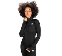 (TG. S) Venum Essential Women's Base Layer Top Maglietta, Nero, S Donna - NUOVO