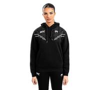 (TG. S) Venum UFC Adrenaline Women's Replica Pullover Hoodie - Nero - S - NUOVO