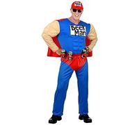 (TG. S) Widmann- Super Beer Man Costume Uomo, Multicolore, Small, 02571 - NUOVO