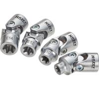 (TG. Satz E8, E10, E12; E14 Torx) Hazet 880G-E/4 Serie di Chiavi a Bussola Torx,