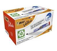 (TG. Scatola da 12) BIC Board Marker Bullet Tip 3 - pk & Whiteboard, 12 Pezzi -