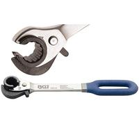 (TG. Schlüsselweite: 10 mm) Llave de estrella con carraca | abierta | 10 mm - N