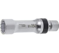 (TG. Schlüsselweite 18 mm) Vaso para bujías articulado 12 caras con muelle de