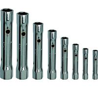 (TG. Serie 8 Pezzi) USAG 288/N8 U02880281 Serie di 8 Chiavi a Tubo Doppie Legger