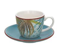 (TG. Servizio CaffÃš) Tognana ME685015528 Confezione 6 Tazze caffè con Piatto