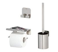 (TG. set 3 pezzi) Tiger Colar Set di Accessori da Bagno, Metallo, Acciaio Inox L