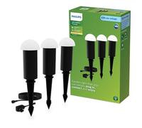 (TG. Set da 3) PHILIPS GardenLink Edwina, Lampada a piedistallo, per Esterni, 27