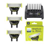 (TG. Set da 4 pezzi) Philips OneBlade 360 lama di ricambio, per rasoio elettrico