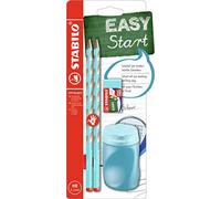 (TG. Set da 4 pezzi) Stabilo EASYgraph S - School Set - Azzurro - per Destrimani