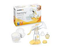 (TG. Set da 6 pezzi) Medela Manual Breast Pump Harmony (incl. Calma One-way brea