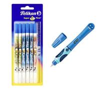 (TG. Set da 7 pezzi) Pelikan 306696 Cancellino Inchiostro Super Pirat 850 a Dopp