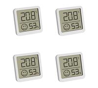 (TG. set di 4 / bianco) Termoigrometro digitale TFA Dostmann, set di 4, 30.5053.