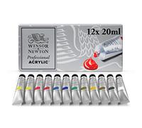 (TG. set) Winsor & Newton Professional Acrylic Color Extra Fine - 12 Tubi Da 20