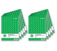 (TG. Singolo, 10 pz) Sigel KA518 - Registri contabili A5, 50 fogli Singolo, 10