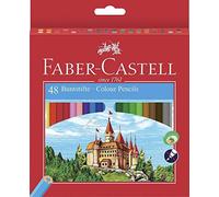 (TG. singolo) Faber-Castell Confezione 48 Pastelli a Matita Colorati Eco con 1 T