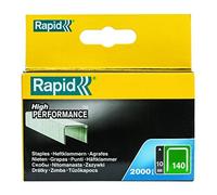 (TG. Size 140/10) Rapid 11910731 No. 140 Graffe a Filo Piatto 10 mm, Acciaio - N