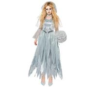 (TG. Size: 16-18) amscan 9917927 - Costume da sposa zombie fantasma da donna,