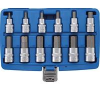 BGS Set di inserti bit azionamento quadro interno 12,5mm, esagono incassato 5 - 22mm, 12pz. Quantità:1