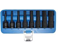 (TG. Size) BGS 5481 KS Tools-Set Inserti a Bussola quadrangolare 12,5 mm (1/2 Po