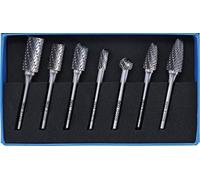 (TG. Size) BGS 8626 8626-Set di frese HSS, 7 Pezzi Codolo da 6 mm fresatrice, Co