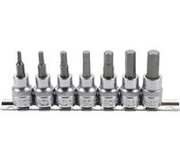 (TG. Size) BGS bit-uso-Set, interno-6-kant, 10 (3/8), 7 teilig, 1 pcs, 5107 - NU