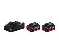 (TG. Size) Bosch Professional 1600A019S0 2 X 4.0 Ah + GAL 18V-40 Starter Set, GB