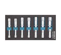 (TG. Size) Hazet, 163-259/14, Attacco quadro 10 = 3/8 di pollice presa doppia fa