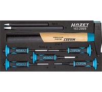 (TG. Size) Hazet, Set di cacciatoie, 8 pz, 1/3, 163-299/8 - NUOVO