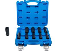 (TG. Size) Juego de llaves de vaso de impacto hexagonal, largas | entrada 12,5 m