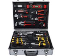 (TG. Size) Kraftmann 2204 Set di Attrezzi in Valigetta di Alluminio, 129 Pezzi,