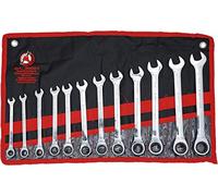 (TG. Size) Kraftmann, 30001, Cricchetto combinazione set di chiavi, 12 pezzi - N