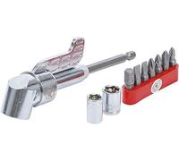 (TG. Size) Kraftmann - Set Avvitatore Angolare, 10 Pezzi - NUOVO