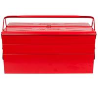 (TG. Size) KS Tools 999.0120 - Cassetta porta attrezzi in metallo, 5 scomparti,