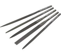 (TG. Size) Set di lime HAZET 9034P-050/5|Set di 5 pezzi|Rotondo, triangolare, se