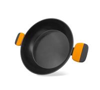 (TG. Small) Fackelmann Tegame in alluminio forgiato Ø24 x 6.5 cm, pentola con r