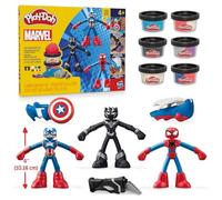 (TG. small) Hasbro Play-Doh Marvel Hero Adventure Set di Plastilina Creativa con