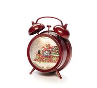 (TG. Snowman and Train) Konstsmide Natale LED Snow Globe Lanterna Sveglia con sc