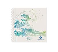 (TG. Spiralblock punktiert) herlitz 50033515 - Blocco note a spirale, 14,8 x 14,