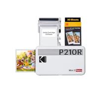 (TG. Stampante + Pacchetto con 68 Fogli) KODAK Mini 2 Retro 4PASS Stampante Foto