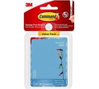 (TG. standard) Command 17026CLR Clip Decorative, Trasparente, standard - NUOVO