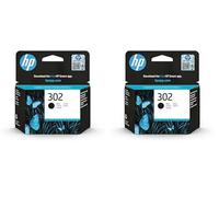 (TG. Standard (Confezione da 2)) HP 302 F6U66AE Cartuccia Originale da 190 Pagin