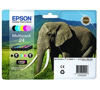 (TG. Standard) Epson C13T24284021, Cartuccia Originale, Multipack, Standard, 6 C