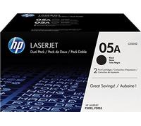 (TG. Standard) HP Multipack 05A, CE505D, da 2 Cartucce Toner Originali CE505A St