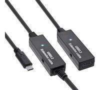 (TG. Standard) InLine® USB 3.2 Gen.1 - Prolunga attiva, spina USB-C a presa USB