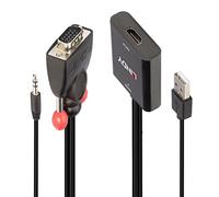 (TG. Standard) LINDY 38284 VGA & Audio al convertitore HDMI - NUOVO