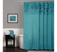 (TG. Standard) Lush Decor Lillian Shower Curtain, 72 da 182,9 cm, Turchese - NUO